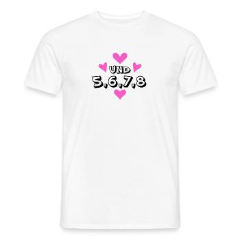 Tanzen Tanz Tanzkurs Rhythmus - Männer T-Shirt - Weiß - Vorne - AI Model Male 178 dark (178cm)