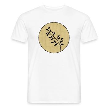 Zweig - Männer T-Shirt - Weiß - Vorne - AI Model Male 178 dark (178cm)