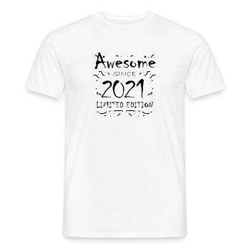 2021 - Jahrgang 2021 - Fantastisch seit 2021 - Männer T-Shirt - Weiß - Vorne - AI Model Male 178 dark (178cm)