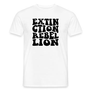 Extinction Rebellion Retro schwarz - Männer T-Shirt - Weiß - Vorne - AI Model Male 178 dark (178cm)