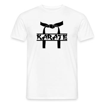 OBI karate award - Men's T-Shirt - white - Front - AI Model Male 178 dark (178cm)