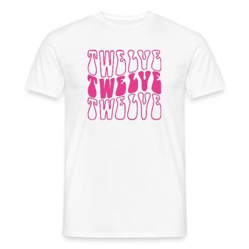 Twelve 12th Birthday For Girls 12 Years Old - Men's T-Shirt - white - Front - AI Model Male 178 dark (178cm)