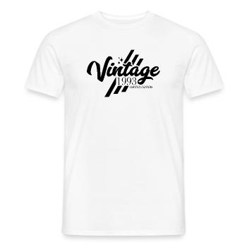 Jahrgang 1993 Geburtstag Vintage Sprüche - Männer T-Shirt - Weiß - Vorne - AI Model Male 178 dark (178cm)