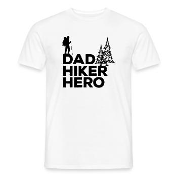 Déclaration des randonneurs Randonnée en montagne Randonnée en montagne - T-shirt homme - blanc - Devant - AI Model Male 178 dark (178cm)