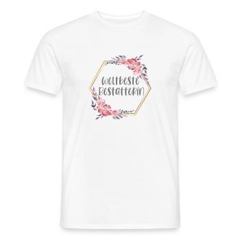 Weltbeste Bestatterin Bestattung Beruf Geschenk - Männer T-Shirt - Weiß - Vorne - AI Model Male 178 dark (178cm)