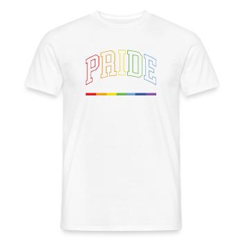 Pride. Love is Love - Men's T-Shirt - white - Front - AI Model Male 178 dark (178cm)