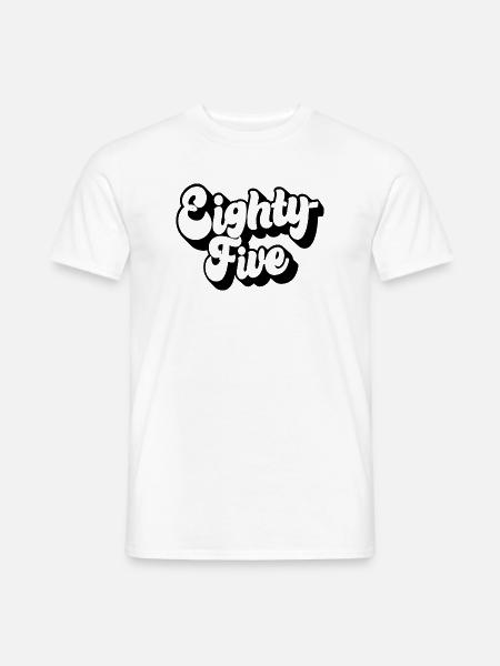 Fünfundachtzig 85. Geburtstag Männer Frauen 85 Jahre alt - Männer T-Shirt - Weiß