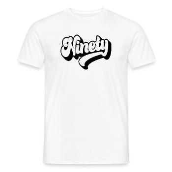 Neunzig 90. Geburtstag Männer Frauen 90 Jahre alt - Männer T-Shirt - Weiß - Vorne - AI Model Male 178 dark (178cm)