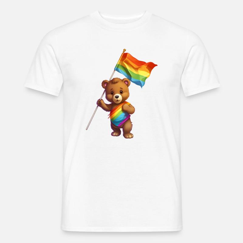 Liebe ist eine Bärennotwendigkeit - Männer T-Shirt - Weiß