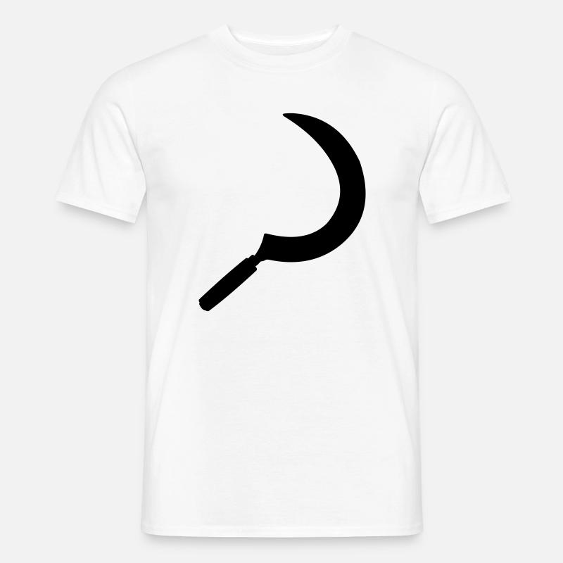 Sichelschattenbild - Männer T-Shirt - Weiß