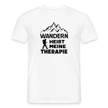 Bergwanderung Wanderung Wanderer Wandern Statement - Männer T-Shirt - Weiß - Vorne - AI Model Male 178 dark (178cm)