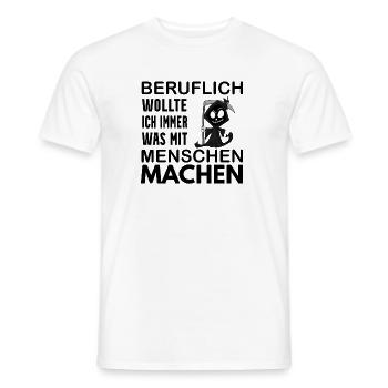 Sensenmann lustiger Spruch Lustig Humor - Männer T-Shirt - Weiß - Vorne - AI Model Male 178 dark (178cm)