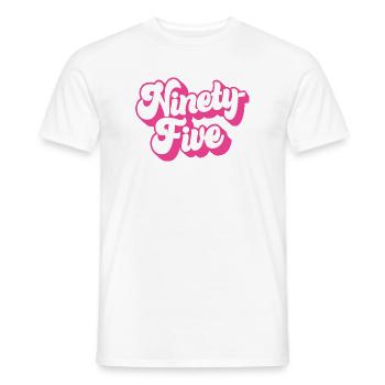 Quatre-vingt-quinze femmes du 95e anniversaire de ses 95 ans - T-shirt homme - blanc - Devant - AI Model Male 178 dark (178cm)