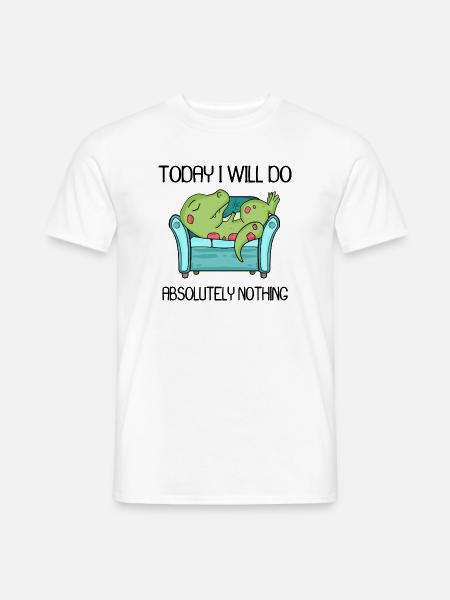 Funny saying, funny sayings - Men's T-Shirt - white