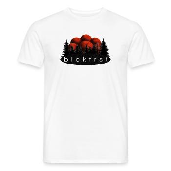 blckfrst clear - Männer T-Shirt - Weiß - Vorne - AI Model Male 178 dark (178cm)