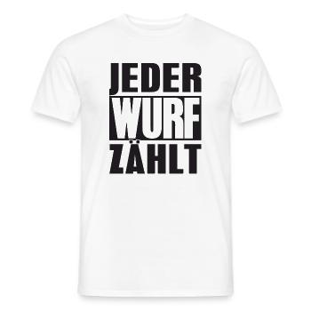 Boule Spruch Kugeln für Bouler Boccia Spiel - Männer T-Shirt - Weiß - Vorne - AI Model Male 178 dark (178cm)
