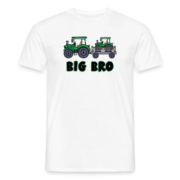Landwirt Fahrzeug Statement Traktor Landluft - Männer T-Shirt - Weiß - Vorne - AI Model Male 178 dark (178cm)