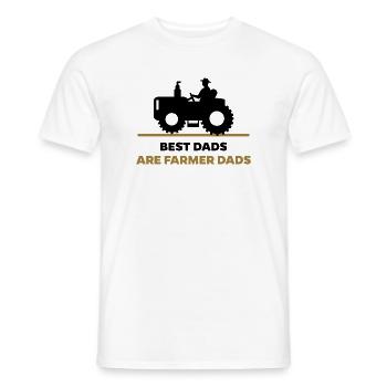 Machinerie agricole Déclaration de l’agriculteur Ferme de tracteurs - T-shirt homme - blanc - Devant - AI Model Male 178 dark (178cm)