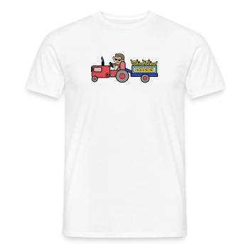 Landleben Traktor Nutzfahrzeug Kraftfahrzeug - Männer T-Shirt - Weiß - Vorne - AI Model Male 178 dark (178cm)