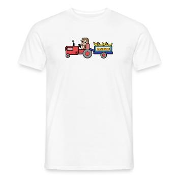 Landwirtschaft Traktor Biobauer Ackerbau Bauer - Männer T-Shirt - Weiß - Vorne - AI Model Male 178 dark (178cm)