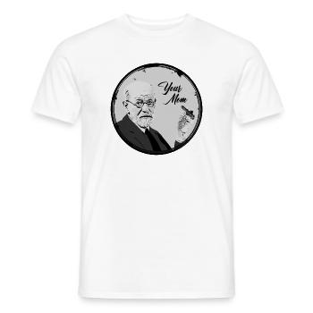 Your Mom Freud - Männer T-Shirt - Weiß - Vorne - AI Model Male 178 dark (178cm)