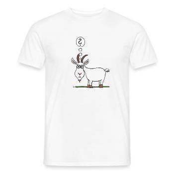Sündenbock? - Männer T-Shirt - Weiß - Vorne - AI Model Male 178 dark (178cm)