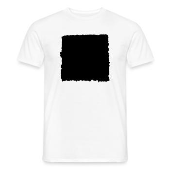 Paper edge - Men's T-Shirt - white - Front - AI Model Male 178 dark (178cm)