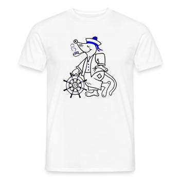Sailor, maritime - Men's T-Shirt - white - Front - AI Model Male 178 dark (178cm)