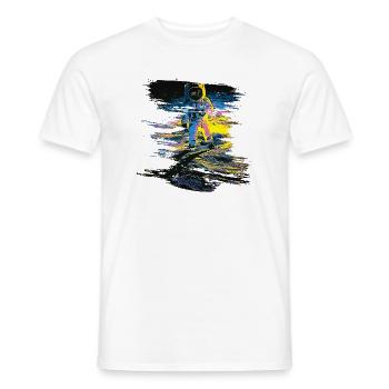 Pop - Männer T-Shirt - Weiß - Vorne - AI Model Male 178 dark (178cm)