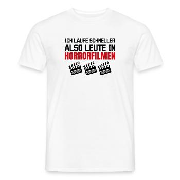 Kinoabend Movies Statement Filmabend Filme Cineast - Männer T-Shirt - Weiß - Vorne - AI Model Male 178 dark (178cm)