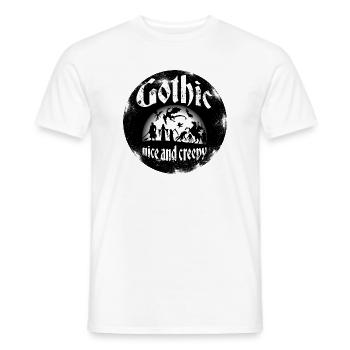 Transformez les monstres et les fantômes en amis. - T-shirt homme - blanc - Devant - AI Model Male 178 dark (178cm)