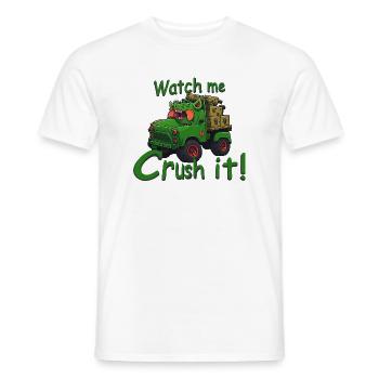 Monster Monster Truck - T-shirt homme - blanc - Devant - AI Model Male 178 dark (178cm)