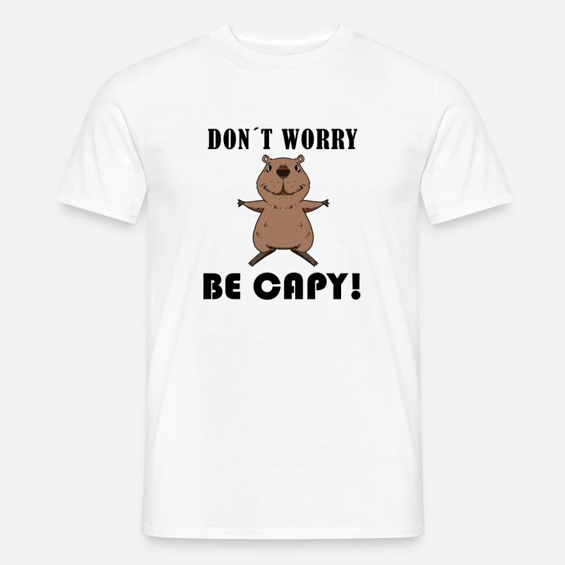 Capybara Capybara Gift - Men’s T-shirt - white