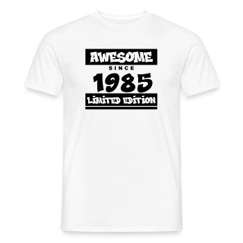 1985 - Jahrgang 1985 - Fantastisch seit 1985 - Männer T-Shirt - Weiß - Vorne - AI Model Male 178 dark (178cm)