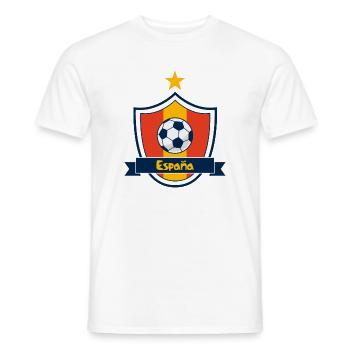 Wappen Spanien - Männer T-Shirt - Weiß - Vorne - AI Model Male 178 dark (178cm)