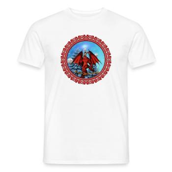 Design de Noël amusant - T-shirt homme - blanc - Devant - AI Model Male 178 dark (178cm)
