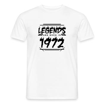 1972 - Jahrgang 1972 - Baujahr 1972 - Männer T-Shirt - Weiß - Vorne - AI Model Male 178 dark (178cm)