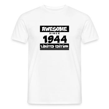 1944 - Born 1944 - Fantastic since 1944 - Men's T-Shirt - white - Front - AI Model Male 178 dark (178cm)