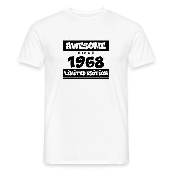 1968 - Born 1968 - Fantastic since 1968 - Men's T-Shirt - white - Front - AI Model Male 178 dark (178cm)