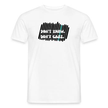 don't care - Männer T-Shirt - Weiß - Vorne - AI Model Male 178 dark (178cm)