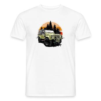 Waldweg-Verteidiger - Männer T-Shirt - Weiß - Vorne - AI Model Male 178 dark (178cm)