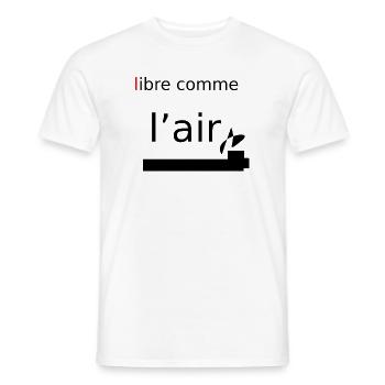Nouveau projet - T-shirt homme - blanc - Devant - AI Model Male 178 dark (178cm)