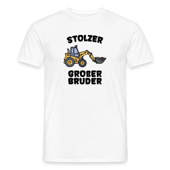 Geschwisterliebe Statement Großer Bruder - Männer T-Shirt - Weiß - Vorne - AI Model Male 178 dark (178cm)
