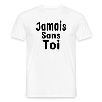 Nouveau projet - T-shirt homme - blanc - Devant - AI Model Male 178 dark (178cm)