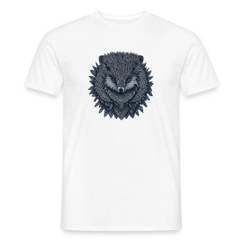 Totem Herisson - Men's T-Shirt - white - Front - AI Model Male 178 dark (178cm)