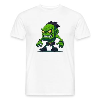 Totem des Zombies - Männer T-Shirt - Weiß - Vorne - AI Model Male 178 dark (178cm)
