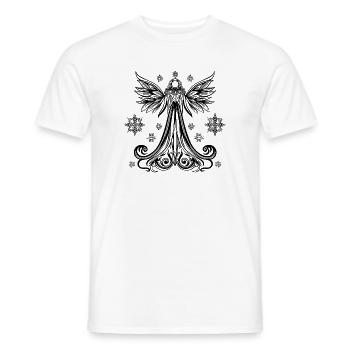 Engel Weihnachten Weihnachtsengel - Männer T-Shirt - Weiß - Vorne - AI Model Male 178 dark (178cm)