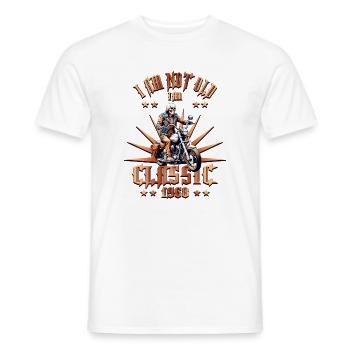 Motorrad Fahrer - Männer T-Shirt - Weiß - Vorne - AI Model Male 178 dark (178cm)