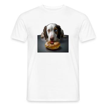 Absolut Selbstkontrollhund 01 ohne - Männer T-Shirt - Weiß - Vorne - AI Model Male 178 dark (178cm)