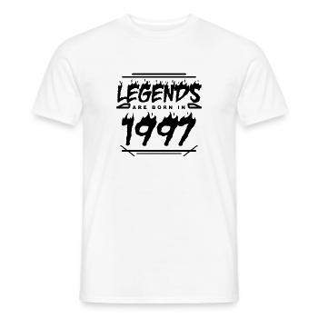 1997 - Year of construction 1997 - Year of construction 1997 - Men's T-Shirt - white - Front - AI Model Male 178 dark (178cm)